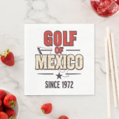 ゴルフ妻ソーシャルクラブフラワー スタンダードランチョンナプキン (インサイチュ)