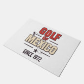 ゴルフ妻ソーシャルクラブフラワー ドアマット (アングル)