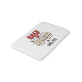 ゴルフ妻ソーシャルクラブフラワー バスマット (アングル)