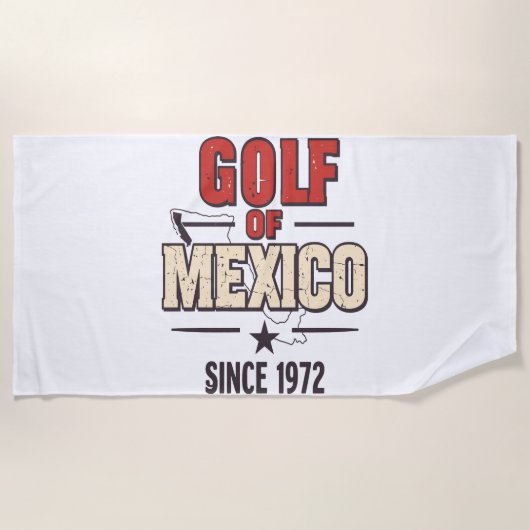 ゴルフ妻ソーシャルクラブフラワー ビーチタオル (正面)
