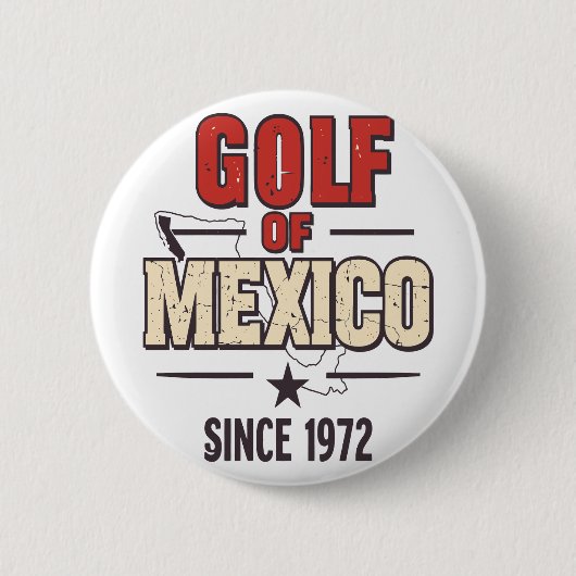 ゴルフ妻ソーシャルクラブフラワー 缶バッジ (正面)