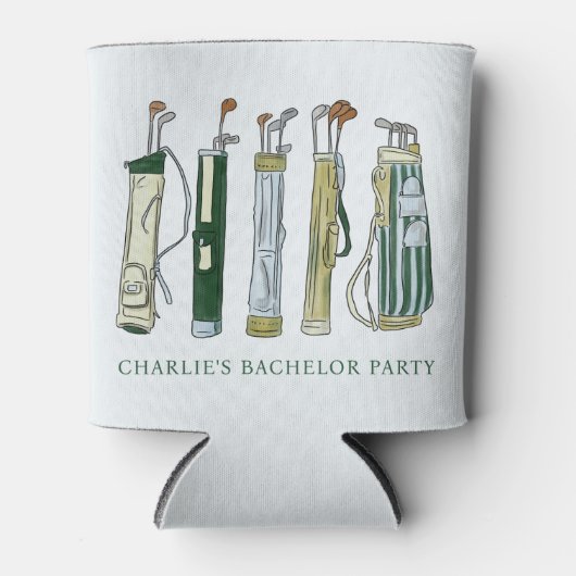 ゴルフ学士 缶クーラー (正面)