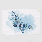 ゴルフ実在コースでクリープ:ハロウィーン ゴルフタオル (横)