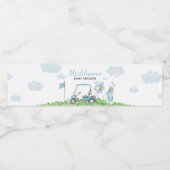 ゴルフ小さなパターのベビーシャワー ペットボトルラベル (シングルラベル)