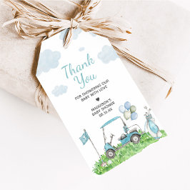 ゴルフ小さなパターベビーシャワーメッセージカード ギフトタグ