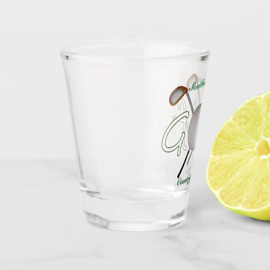 ゴルフ小グラス ショットグラス (左)