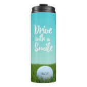 ゴルフ引用文熱パーソナライズされたタンブラー タンブラー (正面)