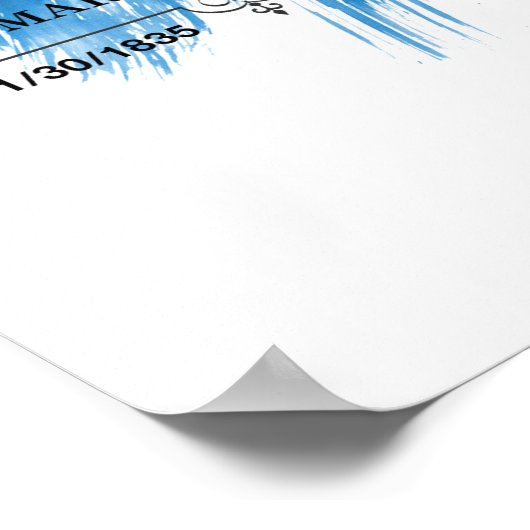 ゴルフ引用文 ポスター (角)