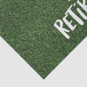 ゴルフ引退、ゴルフのフラグ付きハッピーリタイアメント    薄葉紙 (詳細)