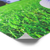 ゴルフ強いロンググラスゴルフボール ポスター (角)