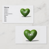 ゴルフ恋人の名刺 名刺 (正面/裏面)