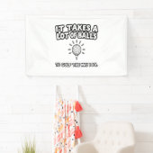 ゴルフ恋人Tシャツデザイン 横断幕 (インサイチュ)