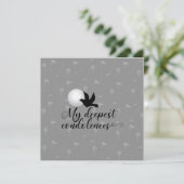 ゴルフ悔やみや弔慰の皆様のお悔やみ カード (スタンド正面)