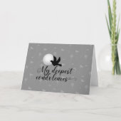 ゴルフ悔やみや弔慰の皆様のお悔やみ カード (正面)