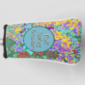 "ゴルフ愛好の祖母" ゴルフ ヘッド カバー (正面)