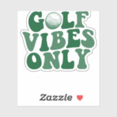 ゴルフ愛好家のみ シール (シート)