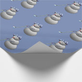 ゴルフ愛好家のクリスマス ラッピングペーパー (角)