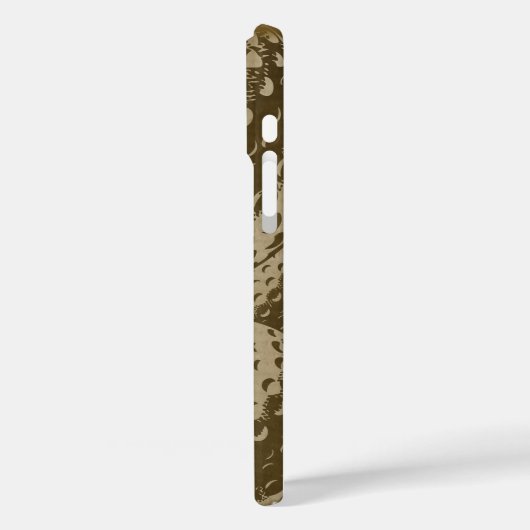 ゴルフ愛好家素朴ゴルフコラージュ Case-Mate iPhoneケース (裏面 / 左)