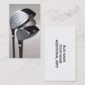 「ゴルフ愛好家」の名刺 名刺 (正面/裏面)