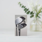 「ゴルフ愛好家」の名刺 名刺 (スタンド正面)