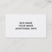 「ゴルフ愛好家」の名刺 名刺 (裏面)