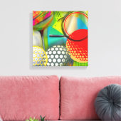 ゴルフ愛好家 キャンバスプリント (インサイチュ (リビング))