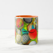 ゴルフ愛好家 ツートーンマグカップ (中央)