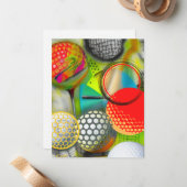 ゴルフ愛好家 ノートカード (正面/裏面インサイチュ)