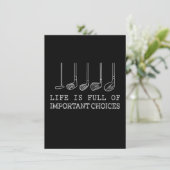 ゴルフ愛好家 | 人生は重要な選択に満ちている 招待状 (スタンド正面)