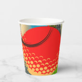 ゴルフ愛好家 紙コップ (裏面)