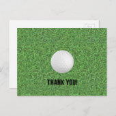 ゴルフ感謝のポストカード ポストカード (正面/裏面)