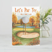ゴルフ感謝祭パーティー秋ゴルフコース 招待状 (スタンド正面)