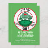 ゴルフ招待状を遊ぼう 招待状 (正面/裏面)
