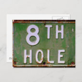 ゴルフ招待状 ポストカード (正面/裏面)
