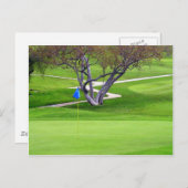 ゴルフ招待状 ポストカード (正面/裏面)