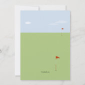 ゴルフ招待状 招待状 (裏面)