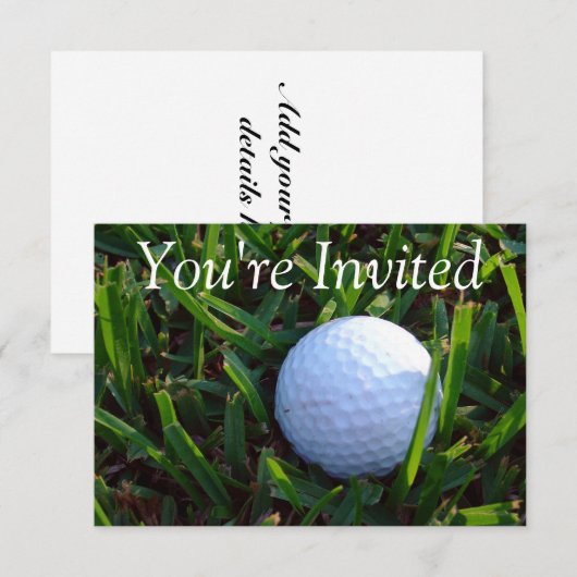 ゴルフ招待状 招待状 (正面/裏面)