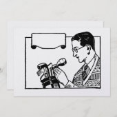 ゴルフ招待状 招待状 (正面/裏面)