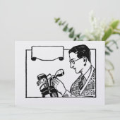 ゴルフ招待状 招待状 (スタンド正面)