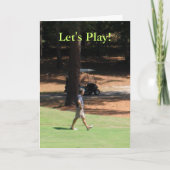 ゴルフ招待状 招待状 (正面)