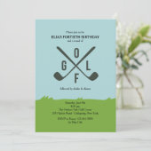 ゴルフ招待状 招待状 (スタンド正面)