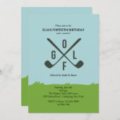 ゴルフ招待状 招待状 (正面/裏面)