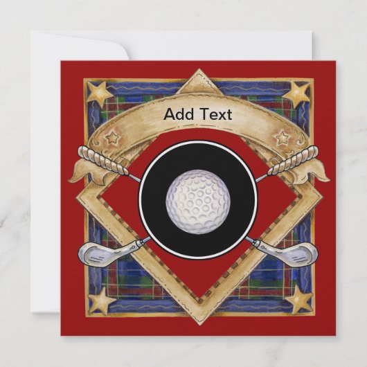 ゴルフ招待状- SRF 招待状 (正面)