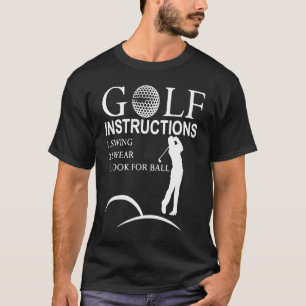 ゴルフ指導 Tシャツ