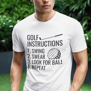 ゴルフ指導 Tシャツ
