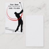 ゴルフ指示 名刺 (正面/裏面)