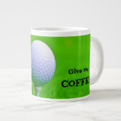 ゴルフ救コースのお茶…私のコ与えーヒー ジャンボコーヒーマグカップ (正面右)