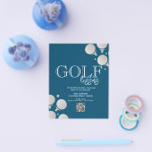 ゴルフ教室アダルトチルドビジネスフライヤー チラシ (シングル)