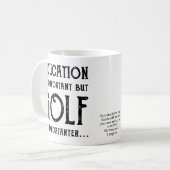 ゴルフ教育ゴルファー オリジナル コーヒーマグカップ (正面左)