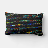 ゴルフ文字デザインI腰枕 ランバークッション (裏面)